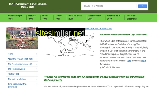 Ecotimecapsule similar sites