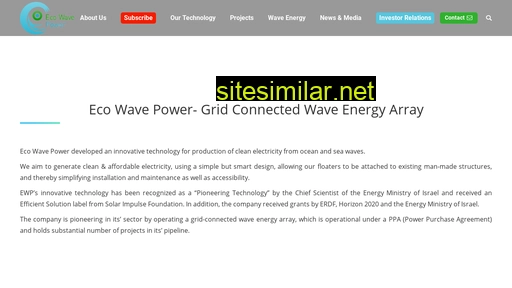ecowavepower.com alternative sites