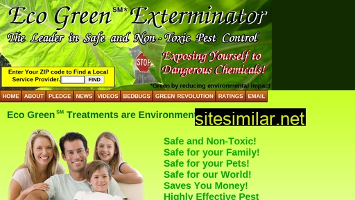 Ecogreenexterminator similar sites