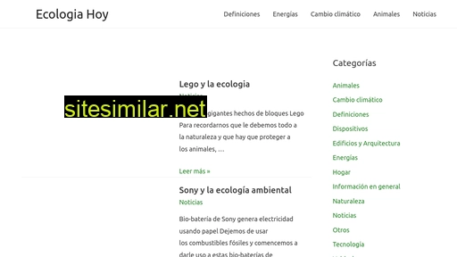 ecologiahoy.com alternative sites