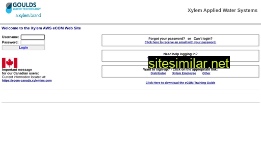 ecom.xyleminc.com alternative sites