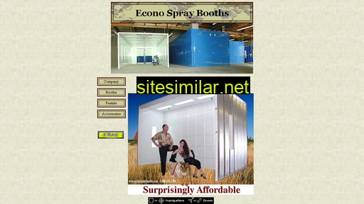 econospraybooths.com alternative sites
