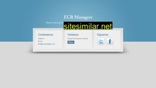 Ecrmanagers similar sites