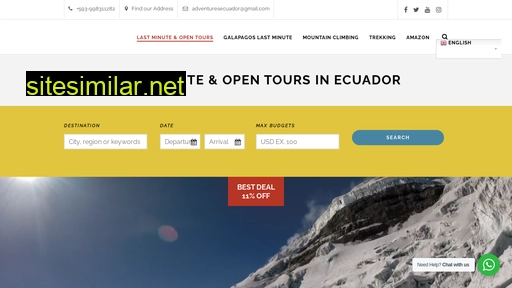 Ecuadoropentours similar sites