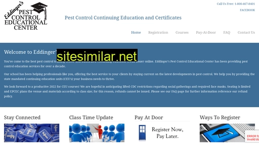 eddingerspestcontroleducationalcenterofflorida.com alternative sites