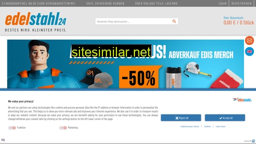 edelstahl24.com alternative sites