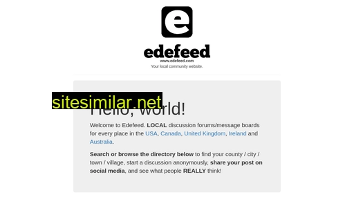edefeed.com alternative sites