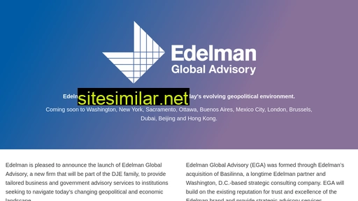 edelmanglobaladvisory.com alternative sites