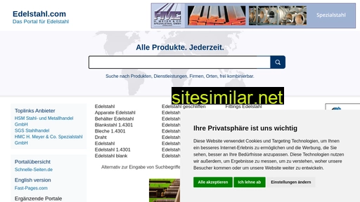 edelstahl.com alternative sites