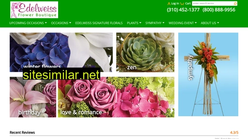 Edelweissflower similar sites