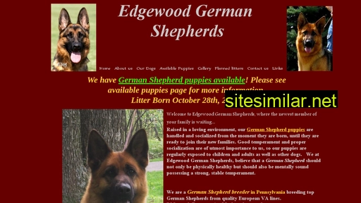 edgewoodgermanshepherds.com alternative sites