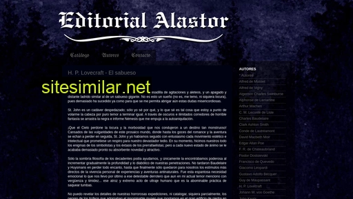 editorial-alastor.blogspot.com alternative sites