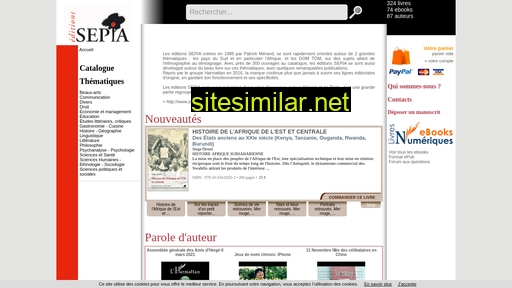 editions-sepia.com alternative sites