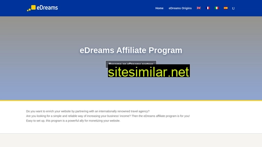 edreams-partners.com alternative sites