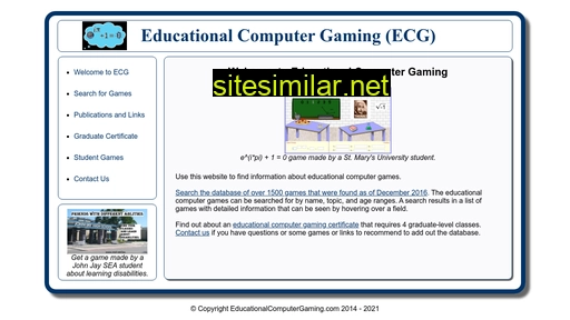 educationalcomputergaming.com alternative sites