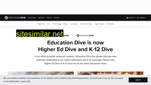 educationdive.com alternative sites
