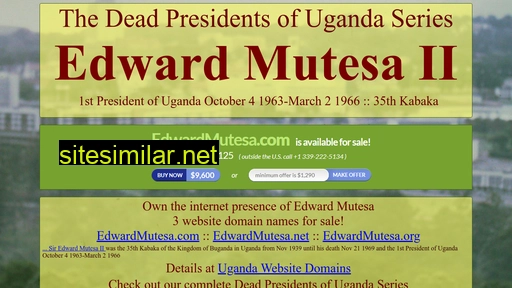 edwardmutesa.com alternative sites