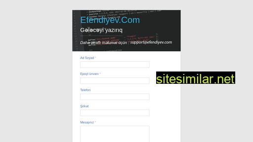 efendiyev.com alternative sites