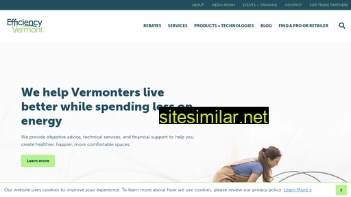 efficiencyvermont.com alternative sites