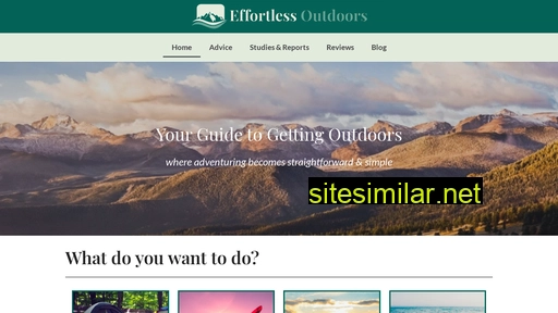effortlessoutdoors.com alternative sites
