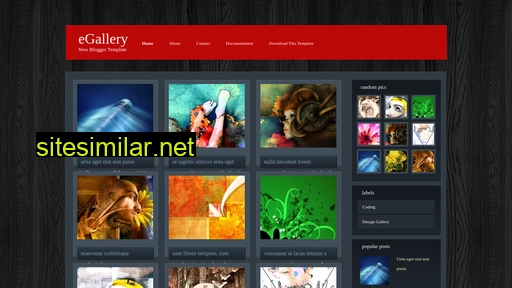 Egallery-template similar sites