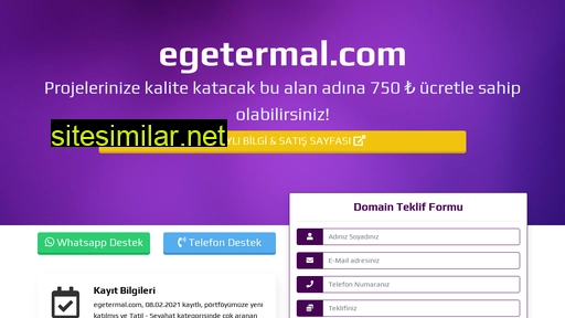 egetermal.com alternative sites