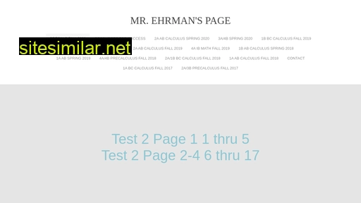 Ehrman similar sites