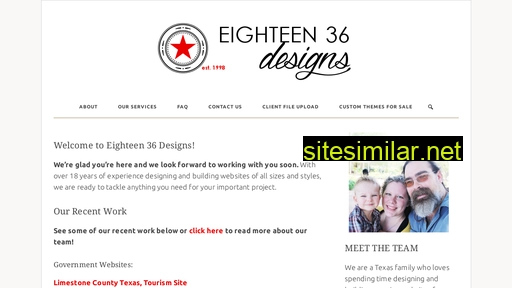 eighteen36designs.com alternative sites