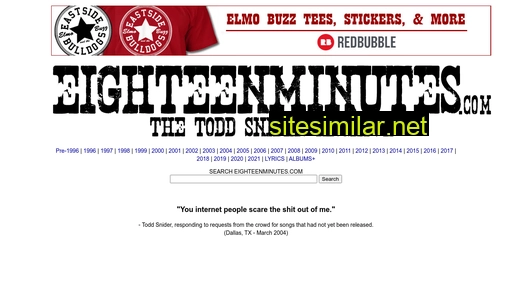 eighteenminutes.com alternative sites