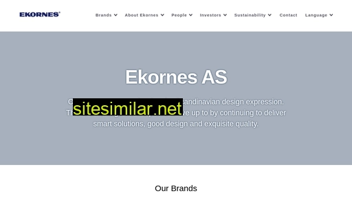 ekornes.com alternative sites