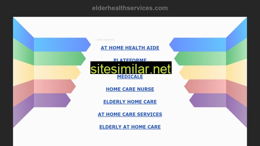 elderhealthservices.com alternative sites
