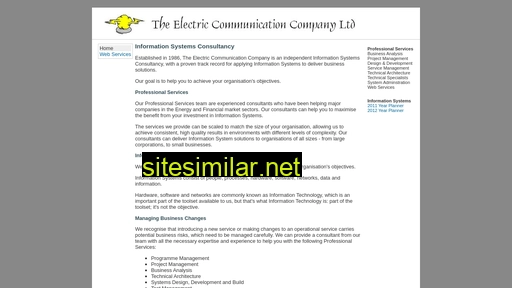 electriccommunication.com alternative sites