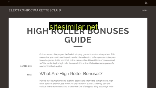 electroniccigarettesclub.com alternative sites