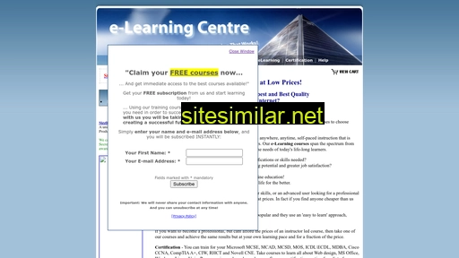 Elearning-centre similar sites