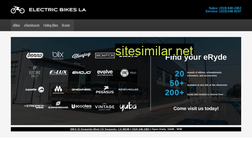 electricbikesla.com alternative sites