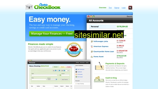 electriccheckbook.com alternative sites