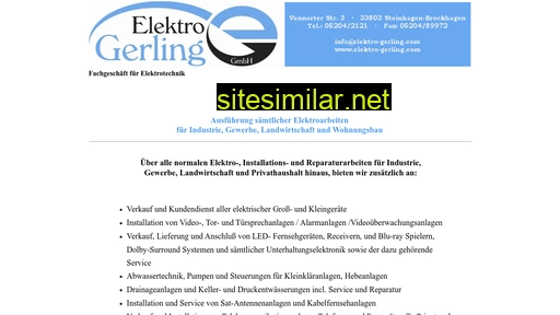 elektro-gerling.com alternative sites