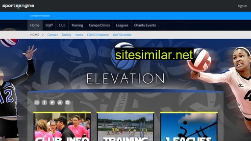 elevationvolleyball.com alternative sites