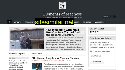 elementsofmadness.com alternative sites