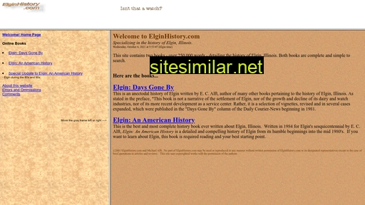 elginhistory.com alternative sites