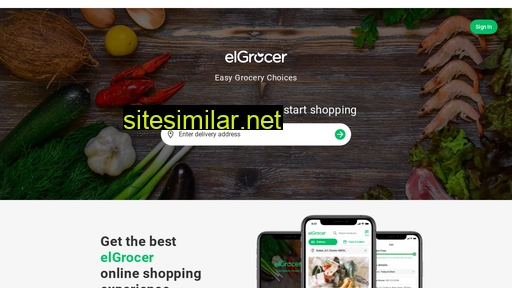 elgrocer.com alternative sites