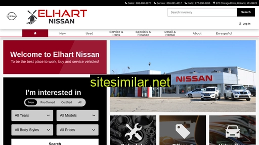 elhart-nissan.com alternative sites