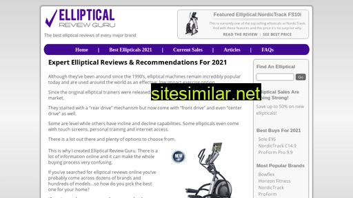 ellipticalreviewguru.com alternative sites