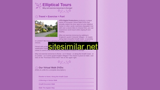 ellipticaltours.com alternative sites