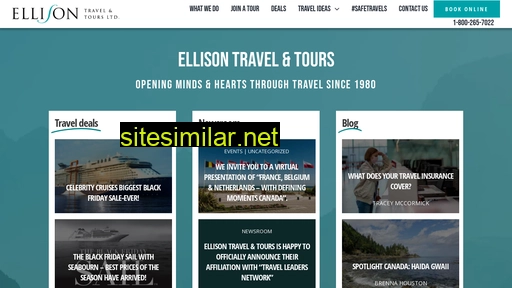 ellisontravel.com alternative sites