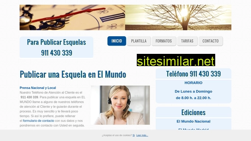 elmundoesquelas.com alternative sites