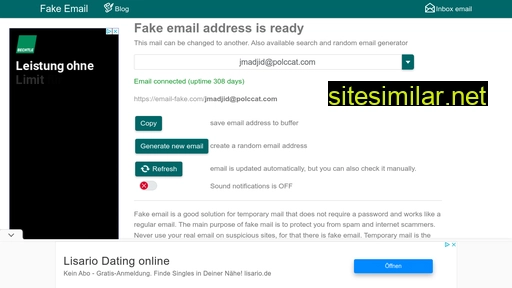 email-fake.com alternative sites