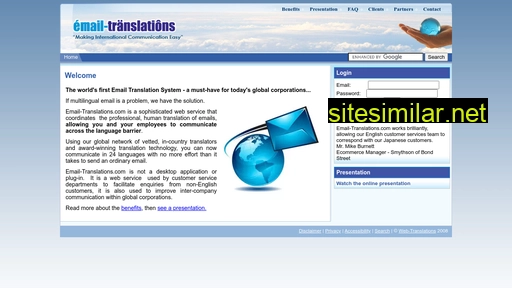 Email-translations similar sites