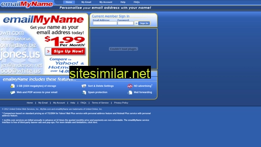 Emailmyname similar sites