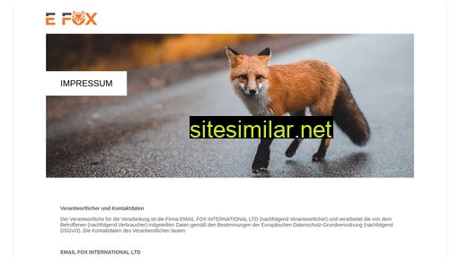 Email-fox similar sites